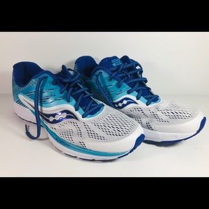 Saucony Ride10 Aqua/Purple/Wht Women’s Size 11.5W